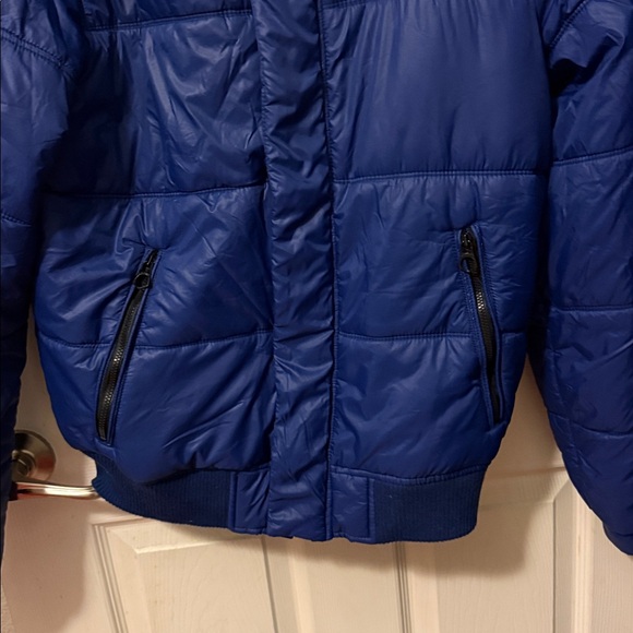 American Eagle Outfitters Royal Blue Quilted Puffer Jacket - Picture 4 of 10